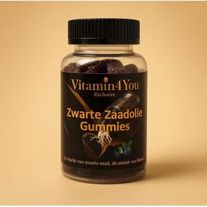 Zwarte zaad gummies - Black seed oil - Vegan Supplementen met Vitamine D, B12, C & Biotine - Haar Huid & Nagels
