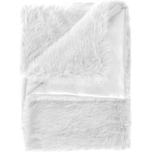Heckettlane Perle Plaid - Fake Fur - 140x200 - Wit
