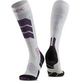 X-Socks - Ski Expert Silk Merino OTC - Skisokken - Wit/Lavendel - Unisex