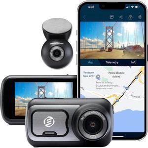 Equivera Dual Dashcam - Dashcam Voor En Achter - Auto Camera Dashcam - Dashcam Auto - Dual Dashcam Voor Auto