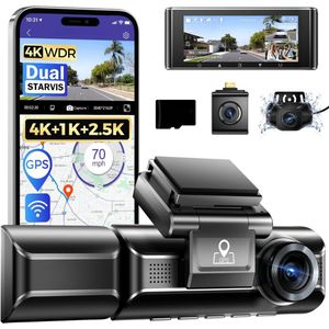 Lexium Dashcam - Daschcams - Auto - Camera - Vooruit - Achteruit - Video - Autobeveiliging - Parkeerbeveiliging - Recording - Dag en Nacht - Schadepreventie