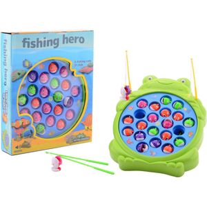 Johntoy Visspel Fishing Hero - Hengelspel voor kinderen vanaf 3 jaar - Inclusief 21 vissen en 4 hengels