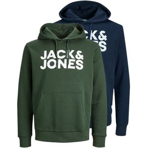 Jack & Jones Heren hoddie 2 pack Corp