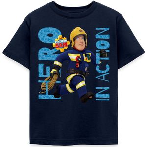 Brandweerman Sam™ Held In Actie Cool Ontwerp T-Shirt Kinderen