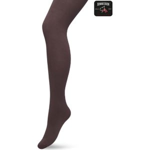 Bonnie Doon - Dames - Basic Opaque Tights - Donker Bruin/Donker Bruin/Dark Brown - maat 44/46;XXL