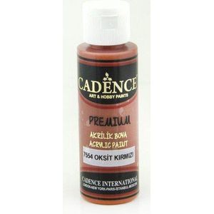 Cadence Premium acrylverf (semi mat) Oxide - rood 01 003 7554 0070  70 ml