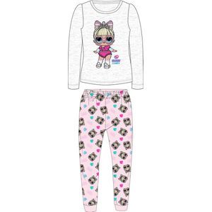 L.O.L. surprise pyjama sweet candy katoen grijs/roze maat 98