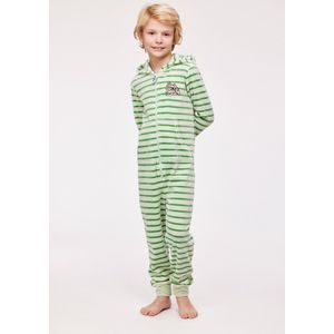 Woody onesie unisex - mammoet - groen - 232-10-ONE-V/923 - maat 140