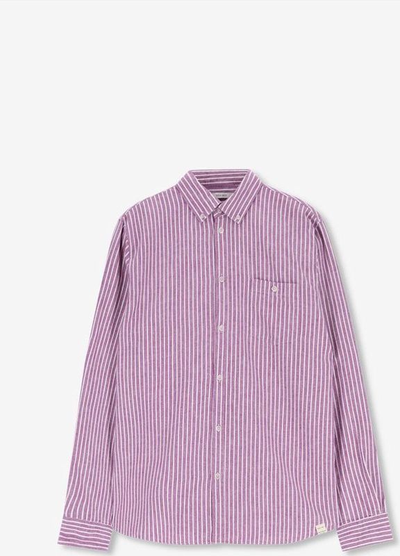 Sissy-Boy - Overhemd - Lichtpaars - Lange Mouwen - Katoen - Rechte Fit