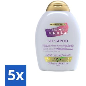 OGX - Colour Retention - Shampoo - Voor Gekleurd Haar - 385 ml - Bulkverpakking - 5 stuks