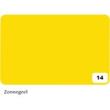 Fotokarton folia 2z 50x70cm 300gr nr14 zonnegeel | Omdoos a 10 stuk | 10 stuks