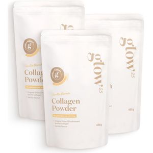 Glow25 - Collageen - Vanille - 3x 450g