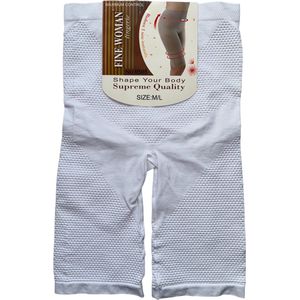 Shapewear Billen/Benen/Buik - Corrigerend Ondergoed Dames - Wit - Maat XL/XXL