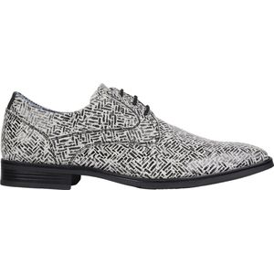 Bullboxer - Lace-Up - Male - Black - White - 41 - Veterschoenen