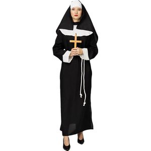 Zuster kostuum - habijt voor non of kloosterzuster maat 46