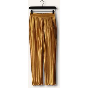 Amaya Amsterdam Abby Plisse Pants Broeken Dames - Goud - Maat XS