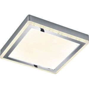 LED Plafondlamp - Plafondverlichting - Trion Slodan - 20W - Aanpasbare Kleur - Afstandsbediening - Dimbaar - Vierkant - Mat Wit - Kunststof