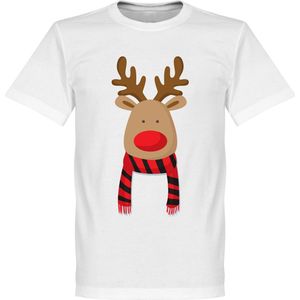 Reindeer Supporter T-Shirt - Rood/Zwart - Kinderen - 116