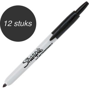 Sharpie Permanent Markers Zwart - 12 stuks