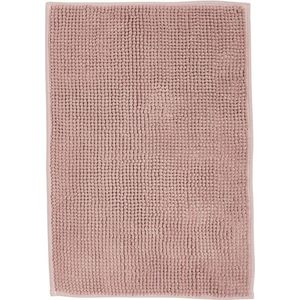 Tapijt voor badkamer Bubble effen Essential - Roze - 60x40 cm