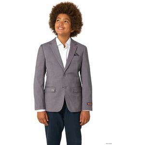 OppoSuits Daily Jongens Batman Blazer - Tiener Jasje - Warner Bros - Grijs - Maat 134/140