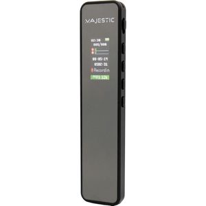 Majestic - VR-38 - Dictafoon - Zwart - Intern Geheugen 16 GB