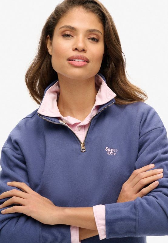 Superdry Essential Sweatshirt Met Halve Rits