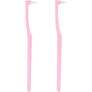 Allecto Plus - Opzetborstels voor tandenborstel - Roze - Orthodontische beugels - Brugreiniging