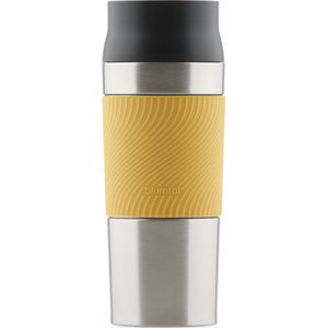 Blumtal Thermosbeker Classic - Lekvrij, BPA-Vrij en Vaatwasserbestendig - Hoge Kwaliteit Thermosfles met Quick-Press Sluiting - Travel Mug 350 ml - Spicy Mustard - Geel