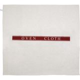 Vogue - Hotel Ovendoek - Rood - 55% Linnen 45% Katoen - 86.4x81.3cm