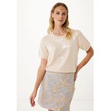 Mexx Sequins Knit Top Light Sand Dames - Maat L