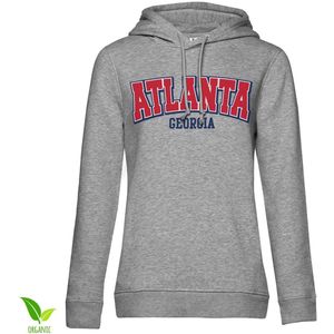 Hybris Atlanta Georgia Girls Hoodie Damen Heather-Grey-S