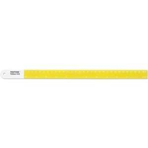 Copenhagen Design - Liniaal 30 cm - Yellow 012 - Roestvast Staal - Geel