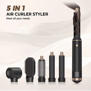 Ufaro 5 In 1 Hairstyler - 60.000 RPM - 1000W - Fohn - Krultang - 5 in 1 - Stijlborstel - Krultang 6 in 1 - Haardroger met Borstel - Krulborstel - Haarborstel