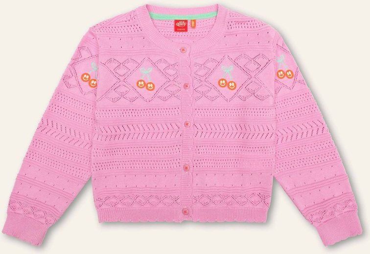 Oilily - Vruity cardigan - Roze - 104/4yr