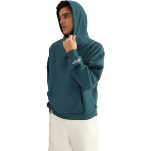 Trendyol Petrol Hooded Oversize/Wide Cut Geborduurd Gelabeld Zacht Stof Sweatshirt Tmnaw24Sw00031
