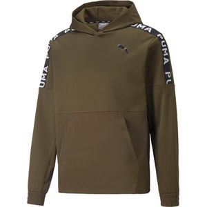 PUMA - puma fit pwrfleece hoodie - Groen