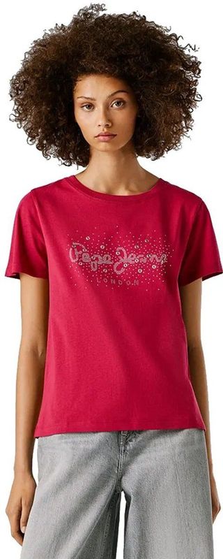 Pepe Jeans Brady T-shirt Met Korte Mouwen Rood L Vrouw