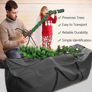 Premium Opbergtas voor kussens en matrassen - Beschermhoes met draaggreep - Opbergtas voor tuinmatrassen en kerstbomen - 173 x 76 x 51 cm