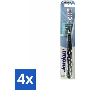 Jordan - Tandenborstel - Individual Clean - Medium - Voordeelverpakking - 4 stuks