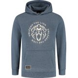 Hoodie - Heather Blue - Unleash The Lion - Max Verstappen