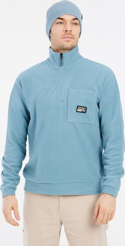 Protest Paxton Fleece Met Halve Rits