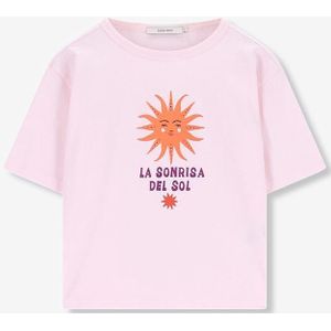 Sissy-Boy - Lichtroze - T-shirt - Oversized - Artwork met Zonnetje