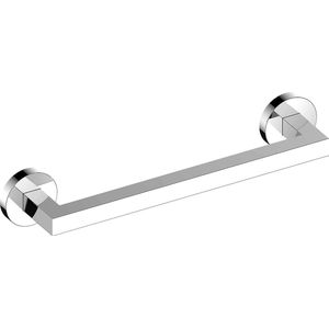 Keuco Handgreep, hoogglans verchroomd, 36 cm lang, belastbaarheid 115 kg, voor badkuip en douche, wandmontage, ook als badgreep, Edition 90