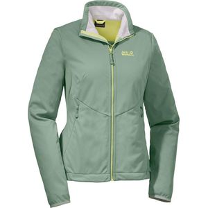 Jack Wolfskin  Chill Out Jacket Women - dames - softshell - maat S - groen