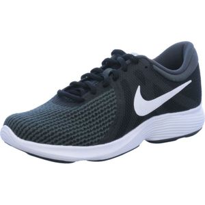 Nike Revolution 4 EU Dames Sportschoenen - Black/White-Anthracite - Maat 40