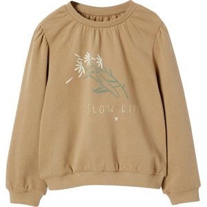 Vertbaudet Romantisch sweatshirt met bloemmotief en flatlockdetails