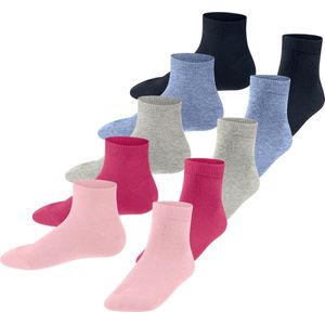 Esprit Solid-Mix 5-Pack duurzaam organisch katoen multipack sneakersokken kinderen veelkleurig - Maat 31-34