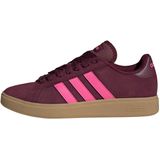 adidas - Grand Court Base 00s - Schoenen - Bordeaux - Suède - Dames