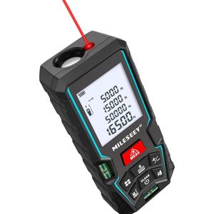 Laserafstandsmeter 50m met Nauwkeurigheid ±2 mm - LCD Display, Pythagoras Modus en Meervoudige Functies